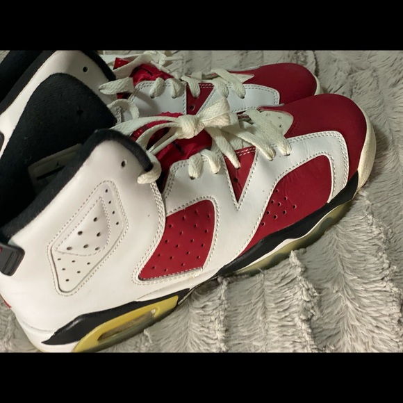 Air Jordan Retro 6 Carmine 2014 Size 7Y - Picture 3 of 7